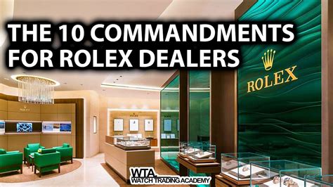 rolex dealership rules